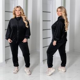 Спорт костюм чорний №97569